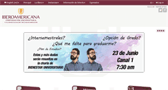 Desktop Screenshot of ibero.edupol.com.co